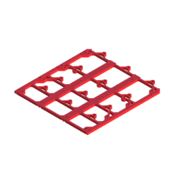 Render of MODULITH 270 Under-Table Rail - 3W section